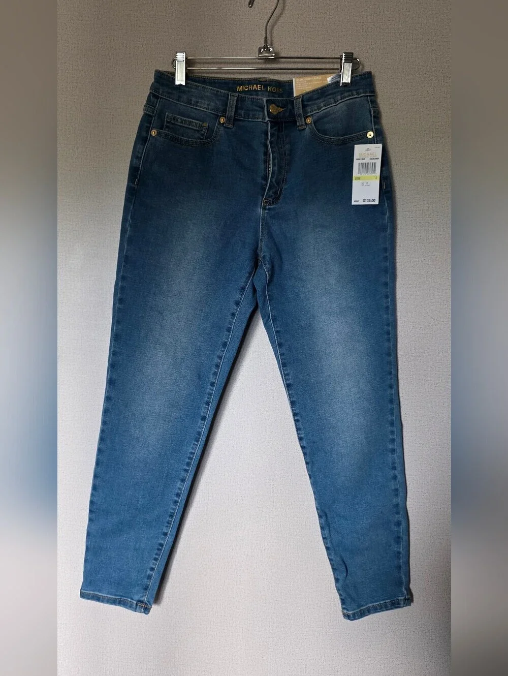 Michael Kors High-Rise Medium Blue Women’s Jeans